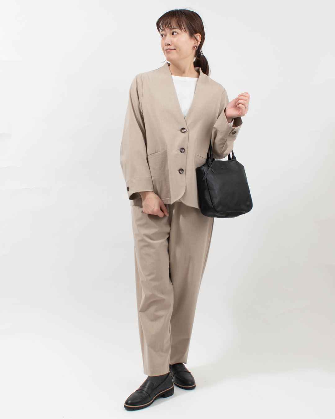 TW261D-JK33  le ciel a tempsdoux T/R平織りジャケット