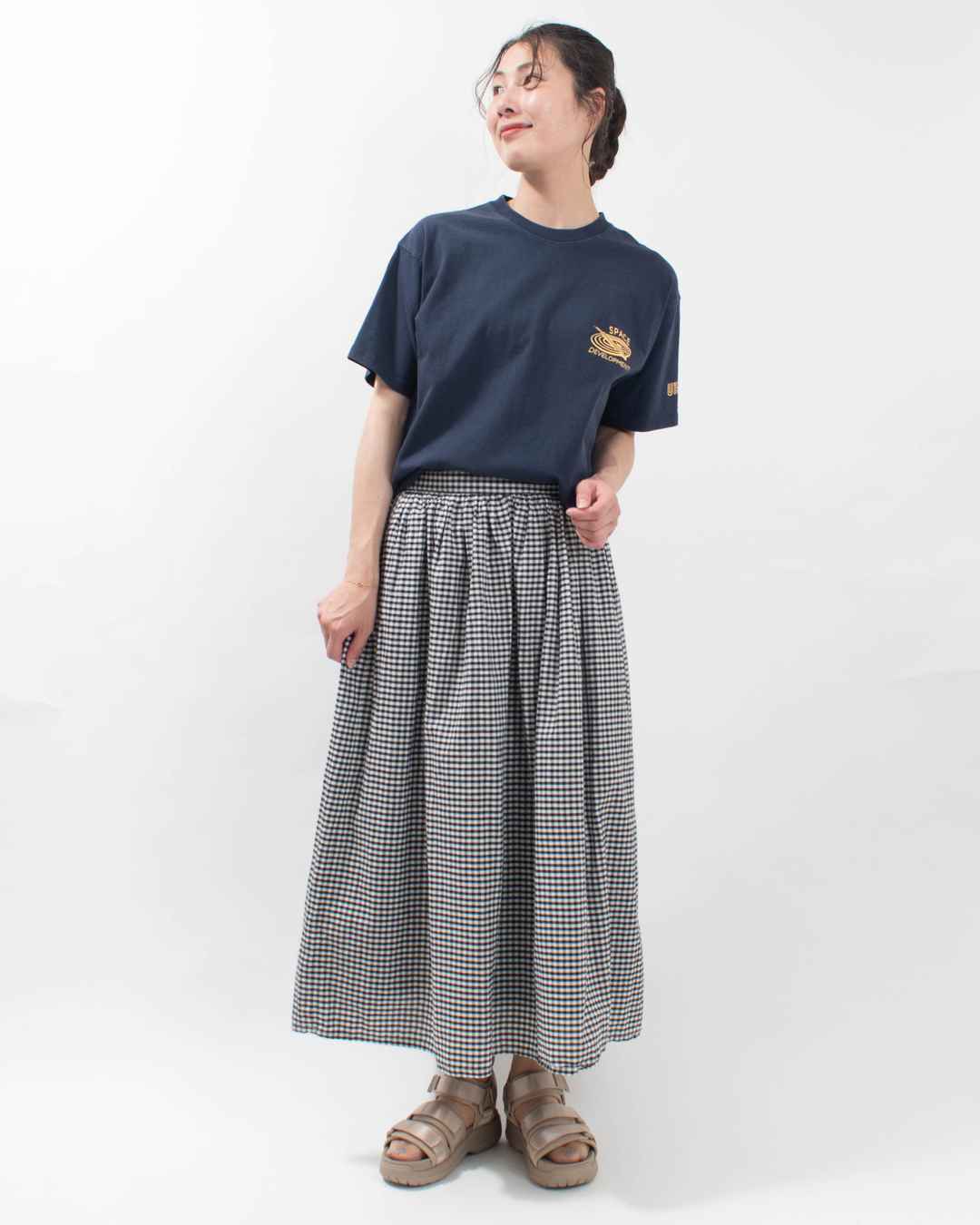 U2513209-B UNIVERSAL OVERALL STONE WASH UOC S/S TEE
