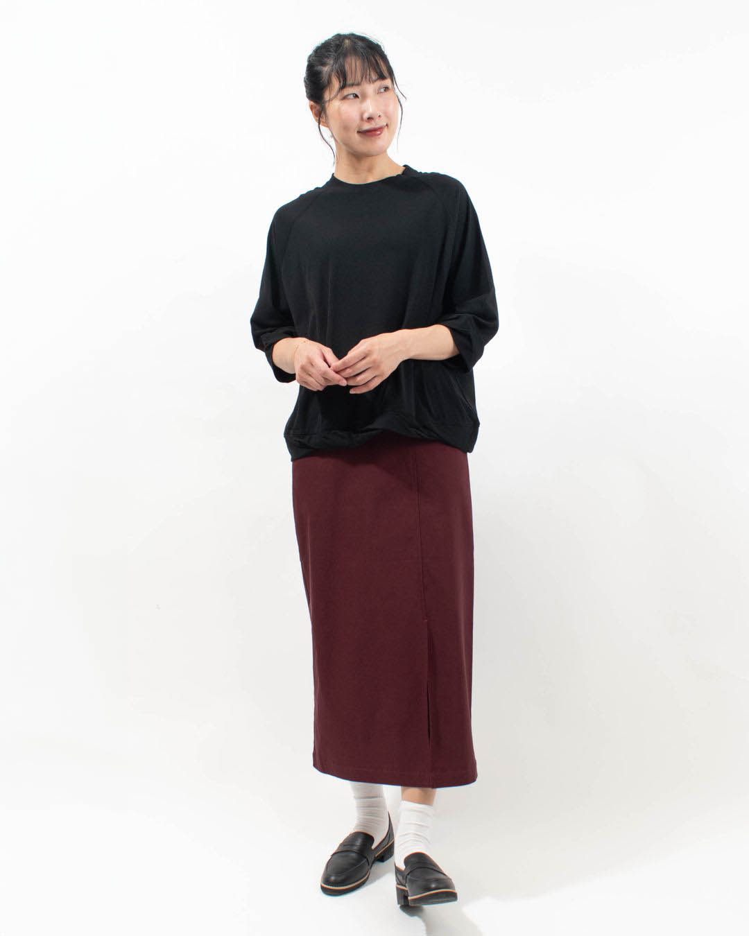 WQN4905  hunch バリラクタイトスカート