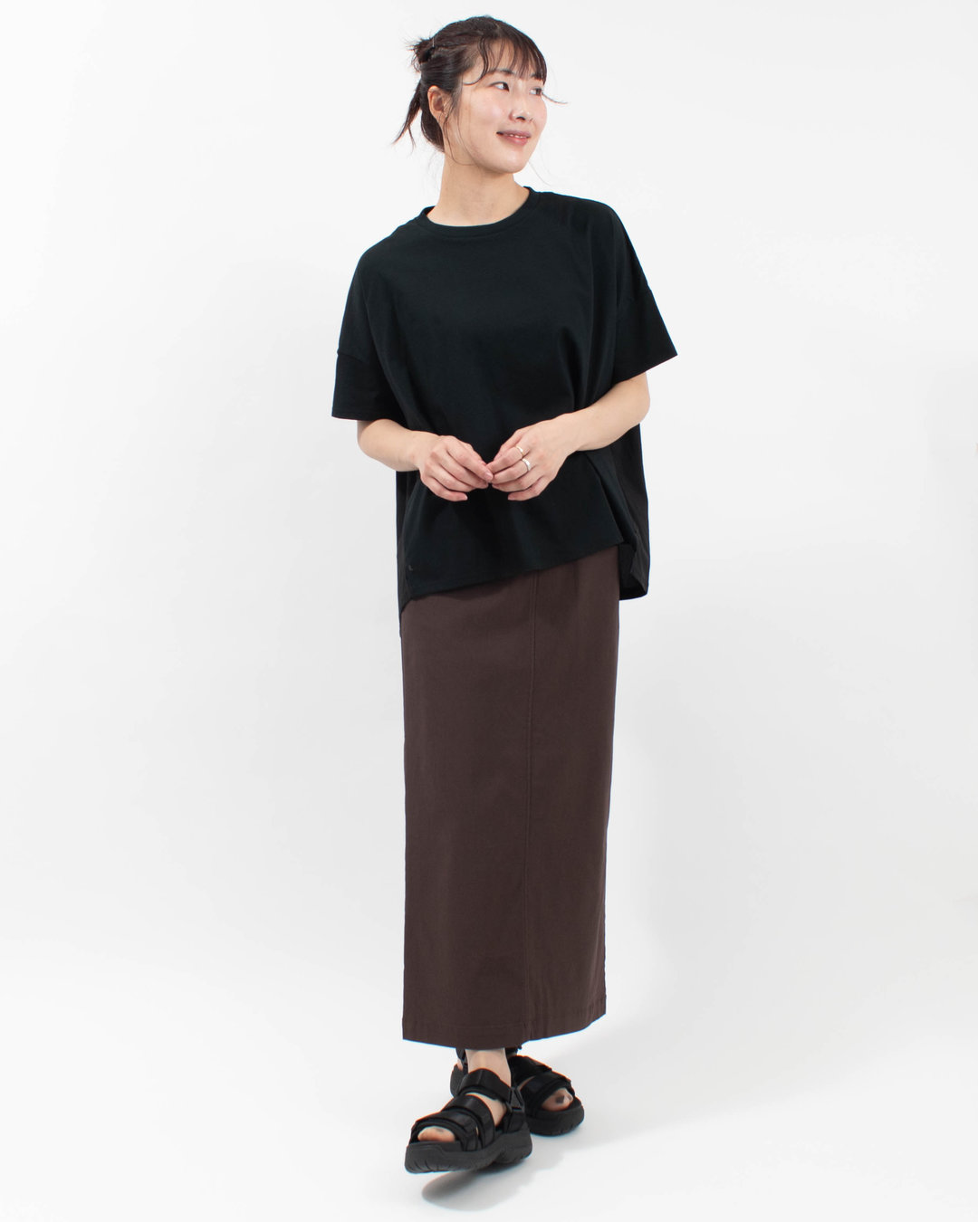WQB8509  collect by Hunch 前後2WAY バリラクタイトスカート
