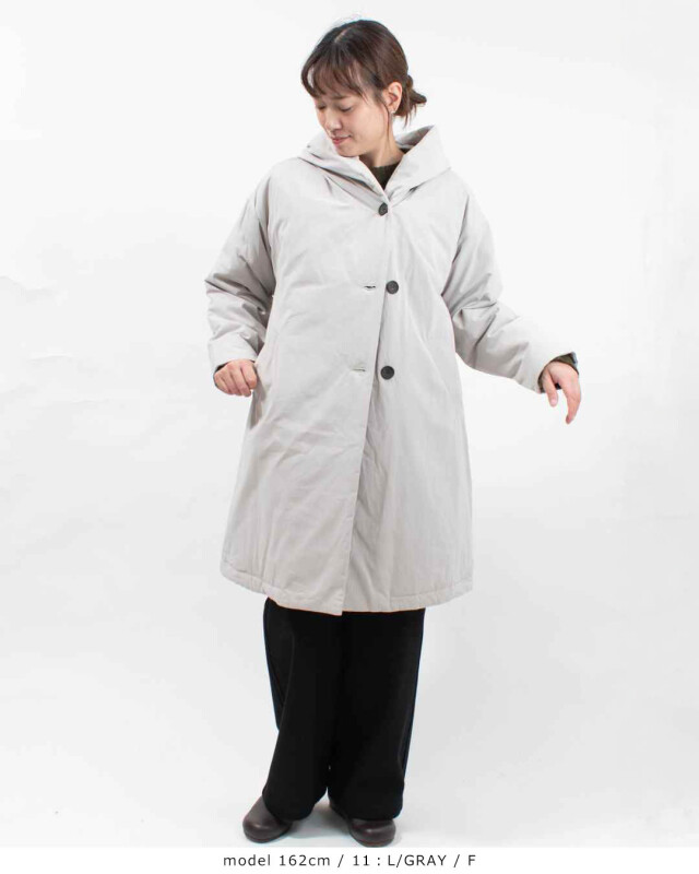 blue willow ボンディングフードコート｜ナチュラルファッション