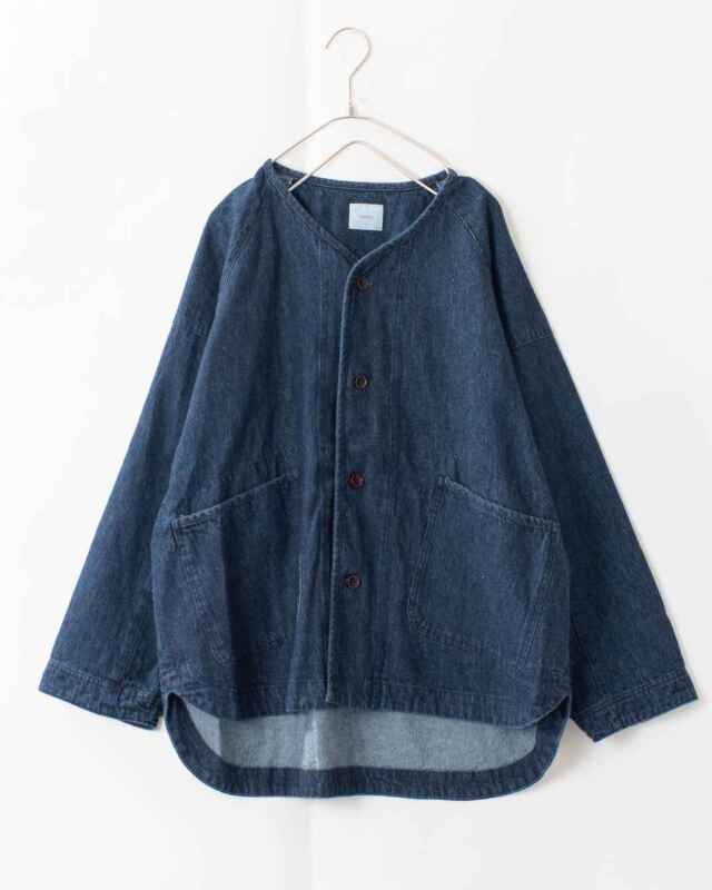 YARRA リネン混ドルマンデニムジャケット ｜ナチュラルファッション