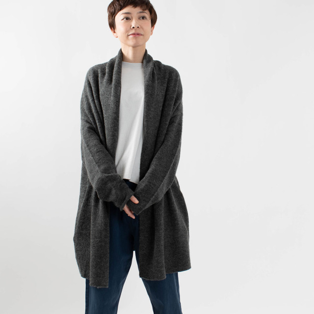 Ichi モヘアニットカーディガン ナチュラルファッション ナチュラル服の通販