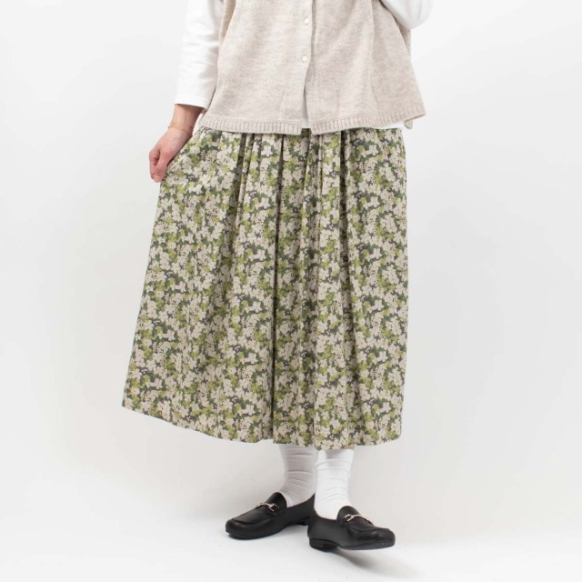 ichi ビエラ花柄スカート｜ナチュラルファッション・ナチュラル服の通販