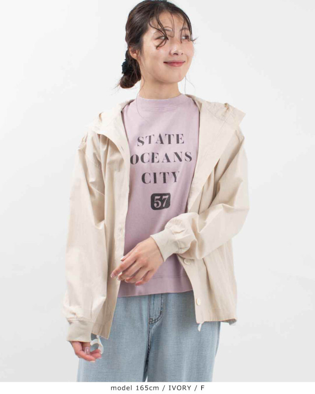 リグリーム　ドロストフーディブルゾン　ホワイト　新品 リグリーム ドロストフーディブルゾン ホワイト 新品 ドロストブルゾン