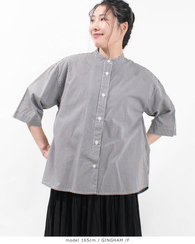 BLUE LAKE MARKET 50/-ブロード/ストライプ/ギンガム ヘム