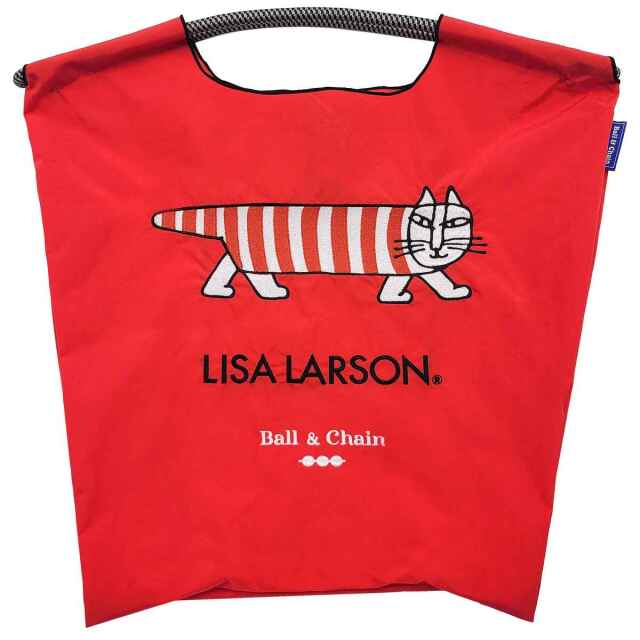 ball&chain 　新作　LISA LARSON ⭐️新品‼️ 【正規品】　Ｍ Lisa Larson×Ball&Chain】マイキーECOバッグ（M）