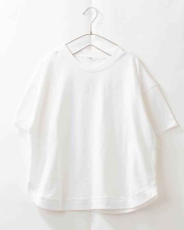 FIRST ファースト ヘムラウンド半袖Ｔシャツ FA-2252 レディース カットソー ナチュラル ファッション コーデ 服 30代 40代 50代ファッション カジュアル FIRST ヘムラウンド半袖Tシャツ｜ナチュラルファッション