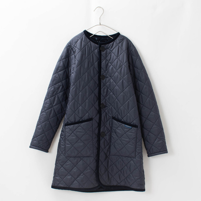 LAVENHAM LONGLINE ROUND COLLAR COAT｜ナチュラルファッション