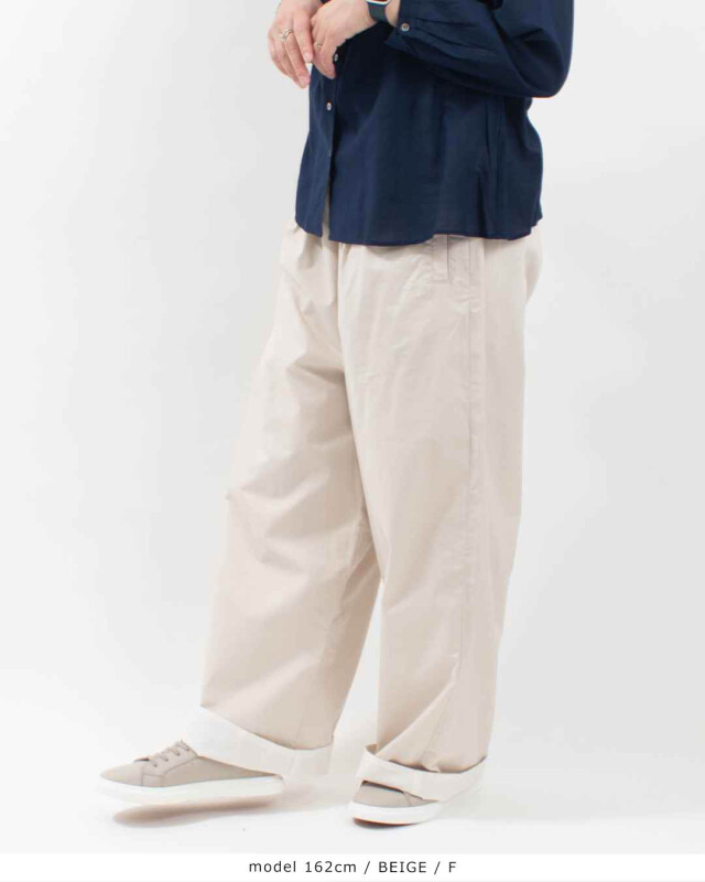 SO[ ] 40sブロードクロスソフト仕上げ リバーシブルパンツ｜ナチュラル