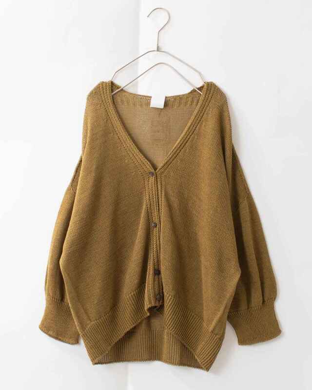 SO[ ] エスオー ギマコットンカーディガン SJ-0053 レディース ナチュラル 夏 羽織 ニット ファッション コーデ 服 30代 40代 50代ファッション カジュアル SO[ ] ギマコットンカーディガン｜ナチュラルファッション