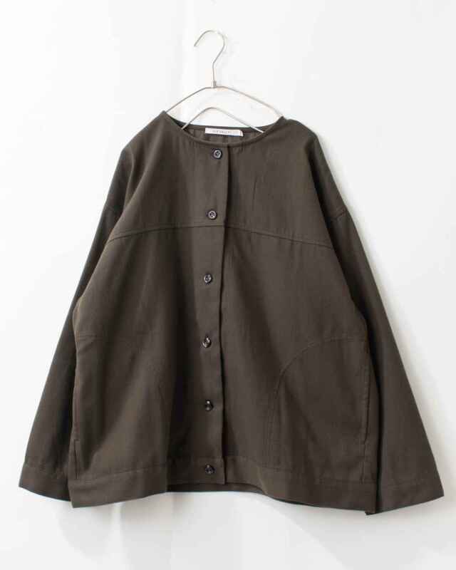 SUN VALLEY 16TCRドビークロス綾織起毛裏ヘリンボーン ブラウス