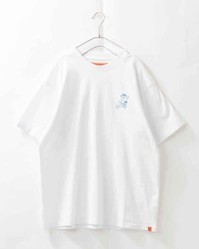 UNIVERSAL OVERALL ユニバーサル オーバーオール Windy.Jr TENNIS S/S Print Tee U2513209WJ ユニセックス Tシャツ アウトドア カジュアル レジャー プレゼント UNIVERSAL OVERALL Windy.Jr TENNIS S/S Print Tee｜ナチュラル