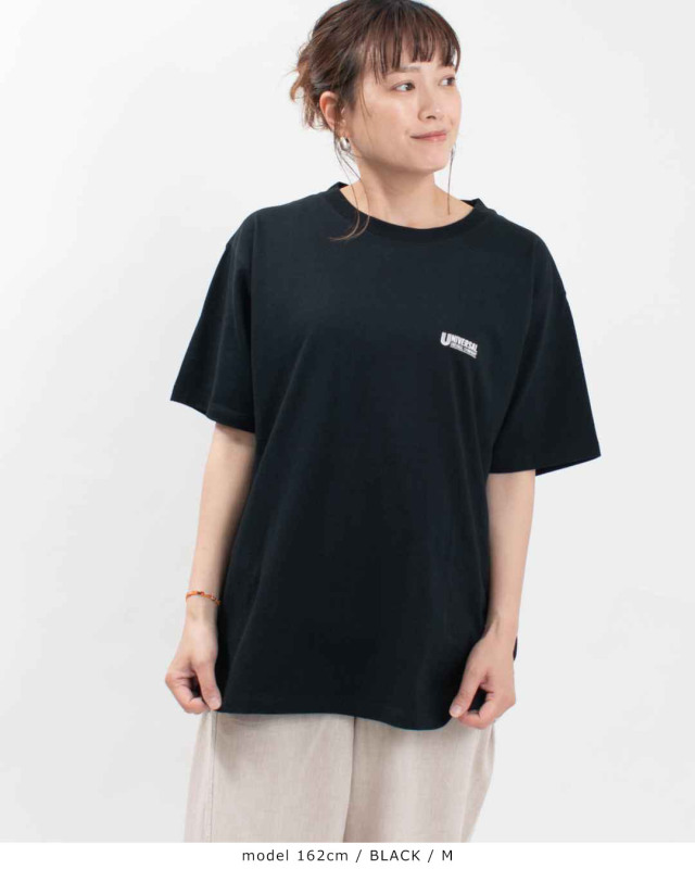 tシャツ 「UNIVERSAL OVERALL」EMBROIDERY TEE U2523249 レディース セール】【UNIVERSAL OVERALL】EMBROIDERY TEE U2523249（T